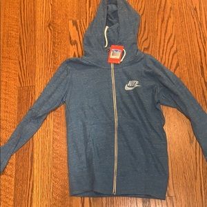 NWT Women’s Nike Full ZIP Hoodie - Marled Blue